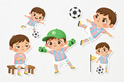 Friendly Soccer Kid Cute Cartoon, a Sport Illustration by Gohsantosa (Thumbnail 4 of 4)