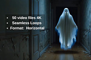 Halloween Video Backgrounds Pack, a Scene 3D Model by MarisoArt (Thumbnail 2 of 5)