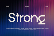 Gragien - Geometric Corporate Font, a Sans Serif Font by Pandeka Studio (Thumbnail 3 of 9)