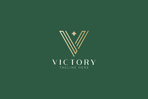 V Letter Logo Luxury Brand, a Branding & Logo Template by Signatoro