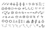 Space Theme Doodle Collection, an Illustration by Chelovector (Thumbnail 5 of 5)