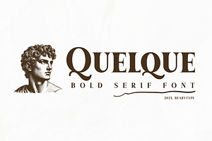 Quelque - Bold Serif