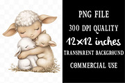 Mom and Baby Animals Clipart Bundle, an Animal Illustration by Designking (Thumbnail 4 of 5)
