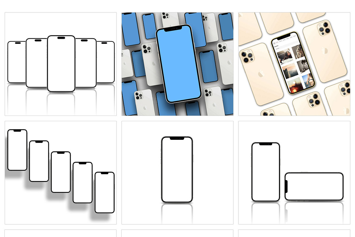 ALL 3D iPHONE MOCK-UP BUNDLE VOL-I2, an iPhone Mockup by Graphicsworld125 (Photo 4 of 20)