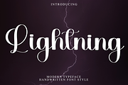 Lightning, a Handwritten Font by FreshTypeINK (Thumbnail 1 of 8)