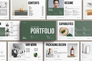 Graphic Design Portfolio Template, a Presentation Template by E-Type (Thumbnail 1 of 6)