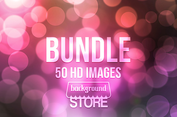 50 Bokeh Backdrops Bundle preview 6