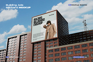 Building Ads Billboard Mockup, an Advertising Mockup by My Code Std