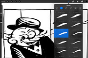 80+ INK, PEN & SKETCH Brushes Bundle, a Brush Add-On by Georg's Procreate Brushes (Thumbnail 20 of 20)