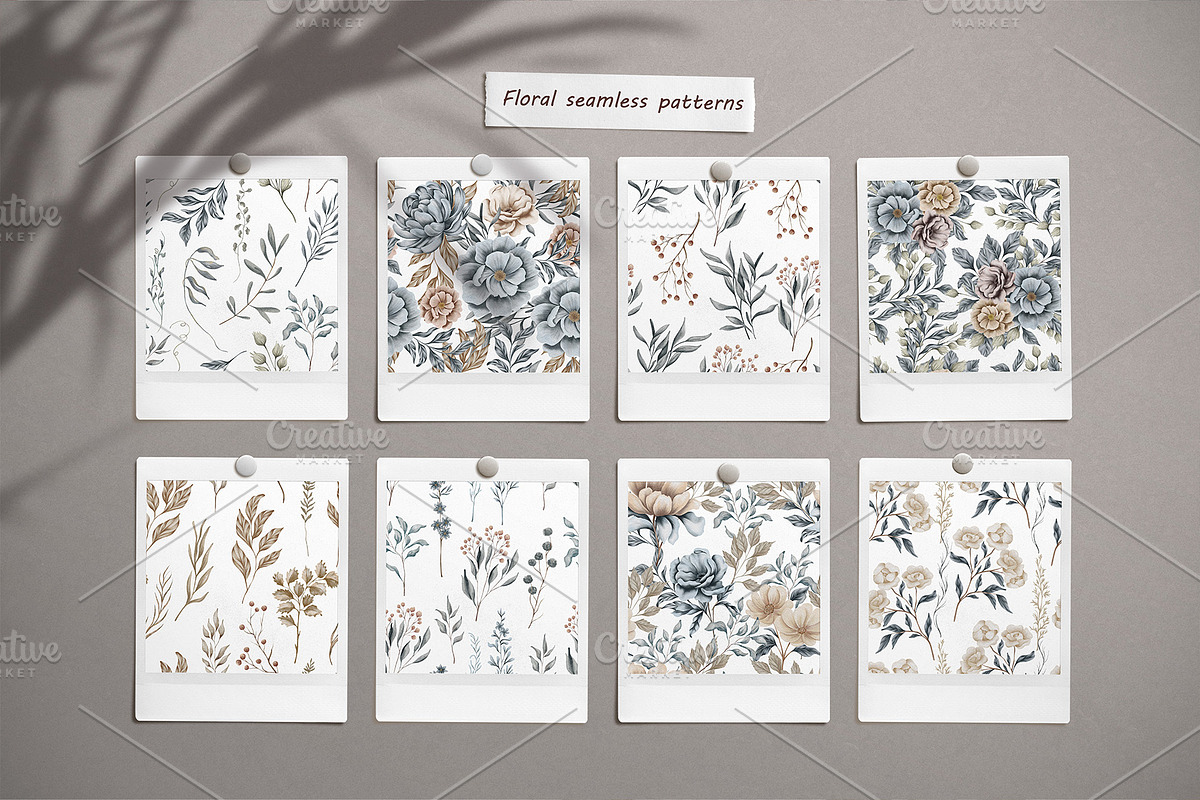 Watercolor Winter Florals Collection, a Decorative Illustration by BarvArt (Photo 11 of 14)