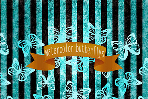 Watercolor Butterflys