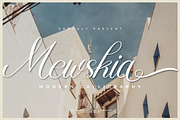 Mewskia | Modern Calligraphy Font, a Script Font by gracetype_studio (Thumbnail 1 of 14)