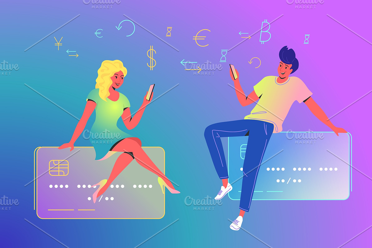 Mobile banking and payments online, a Finance Illustration by Julia Tim (Photo 5 of 5)
