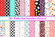 Polka Dot Seamless Pattern, a Pattern Graphic by Digital Studio (Thumbnail 1 of 9)