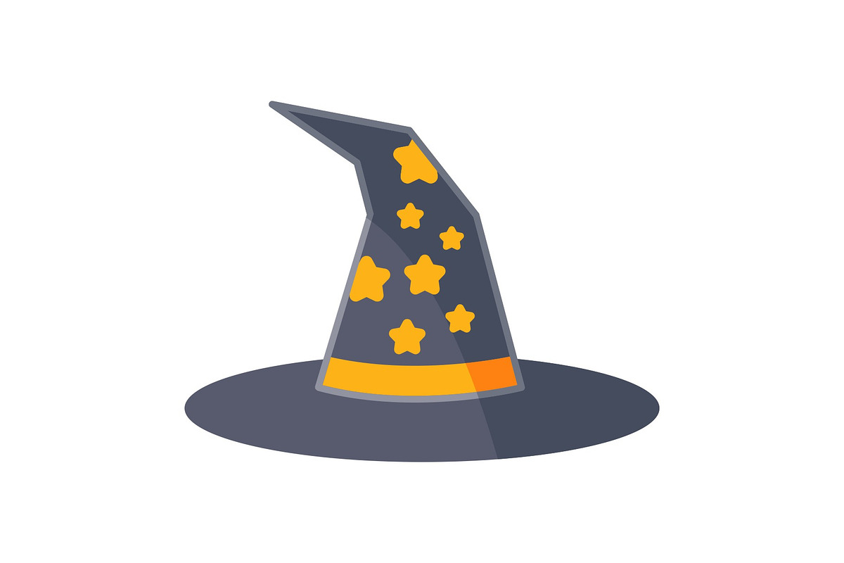 Witch Hat Illustration Icon, an Icon by Pexelpy (Photo 1 of 2)