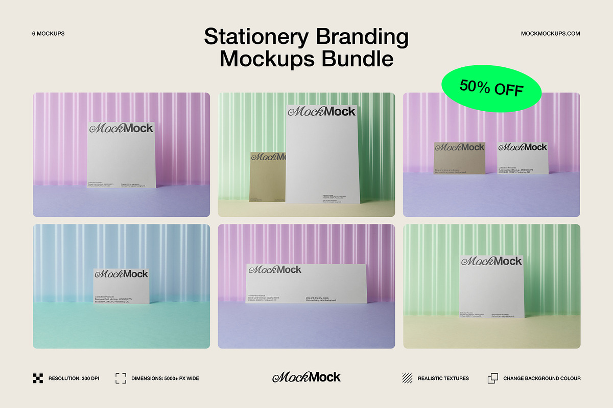 6 Branding Mockups Bundle Kit, a Product Mockup by MockMock Mockups (Photo 1 of 17)