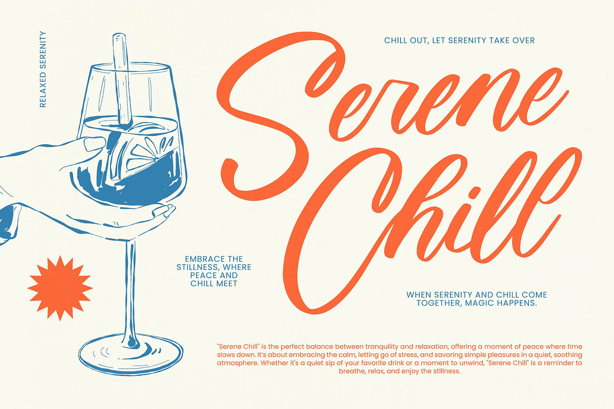 Seafood Gather Bold Calligraphy, a Script Font by Letterena Studios Script (Photo 11 of 20)