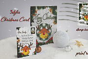 Christmas Card, a Card Template by Design by Mirko (Thumbnail 1 of 6)