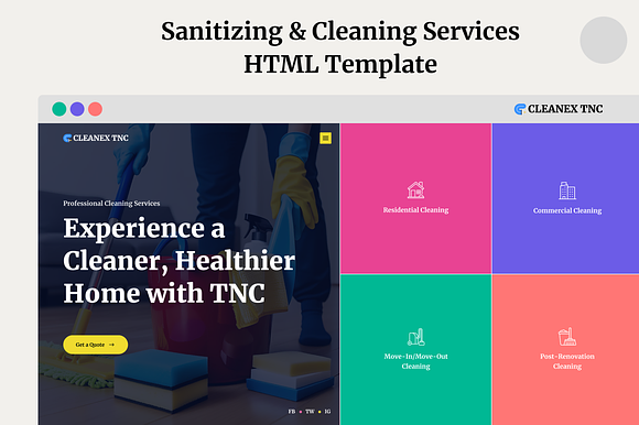 CLEANEX - Cleaning Services Template preview 6