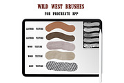 Wild West Procreate Brushes Stamps, a Brush Add-On by Brush Lab (Thumbnail 2 of 9)