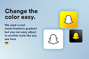 2020 Rounded Square Social Icons, an Icon by SPACECAKE (Thumbnail 3 of 3)