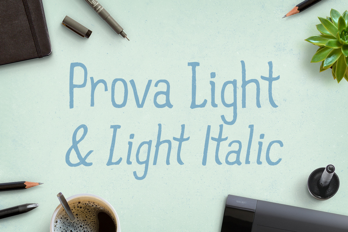Prova Light & Light Italic preview 2