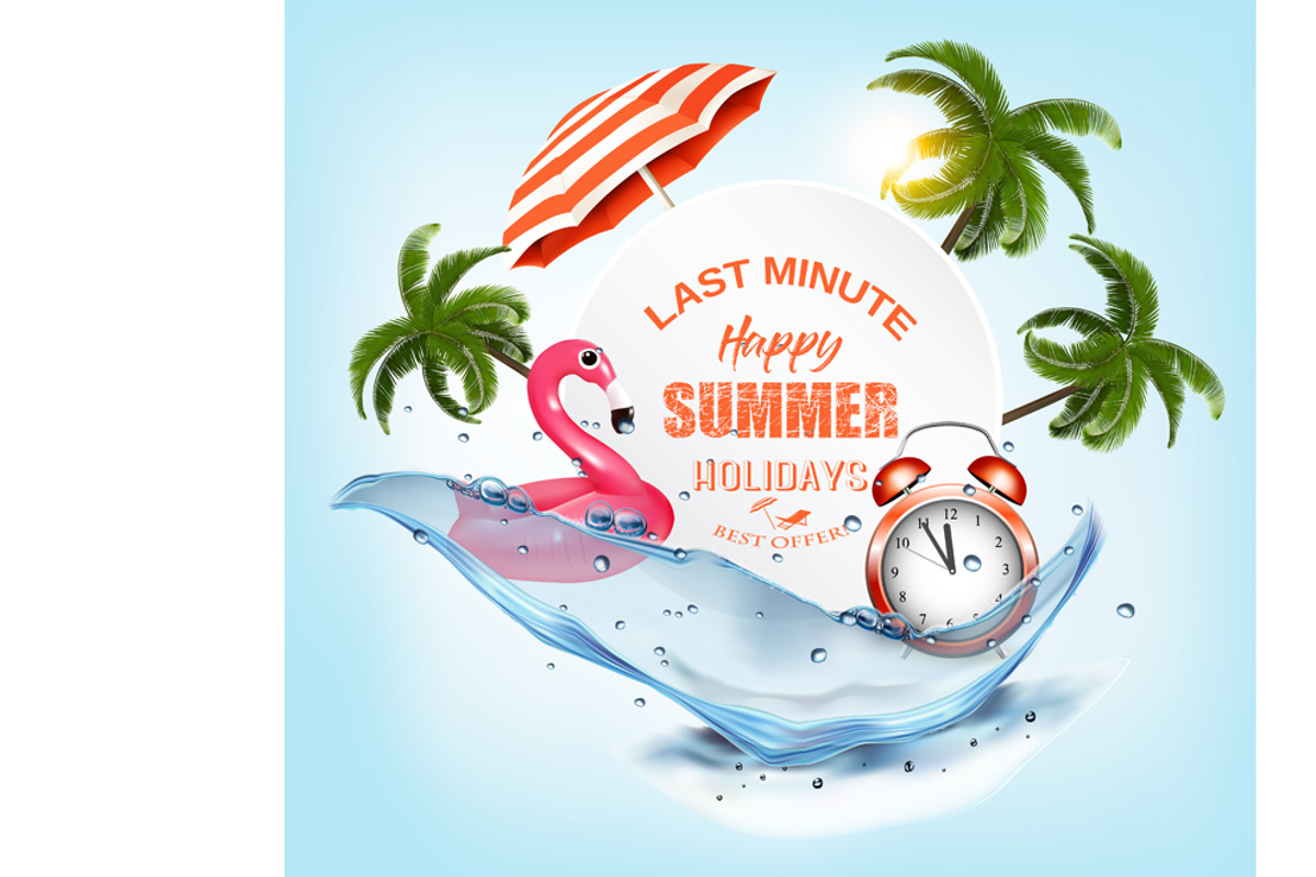 Summer vacation background, a Background Graphic by ecco