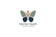 Mental Health Logo Design, a Branding & Logo Template by YUDesignStore (Thumbnail 1 of 9)