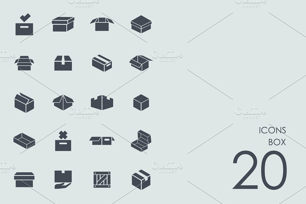 Box icons, an Icon by Palau