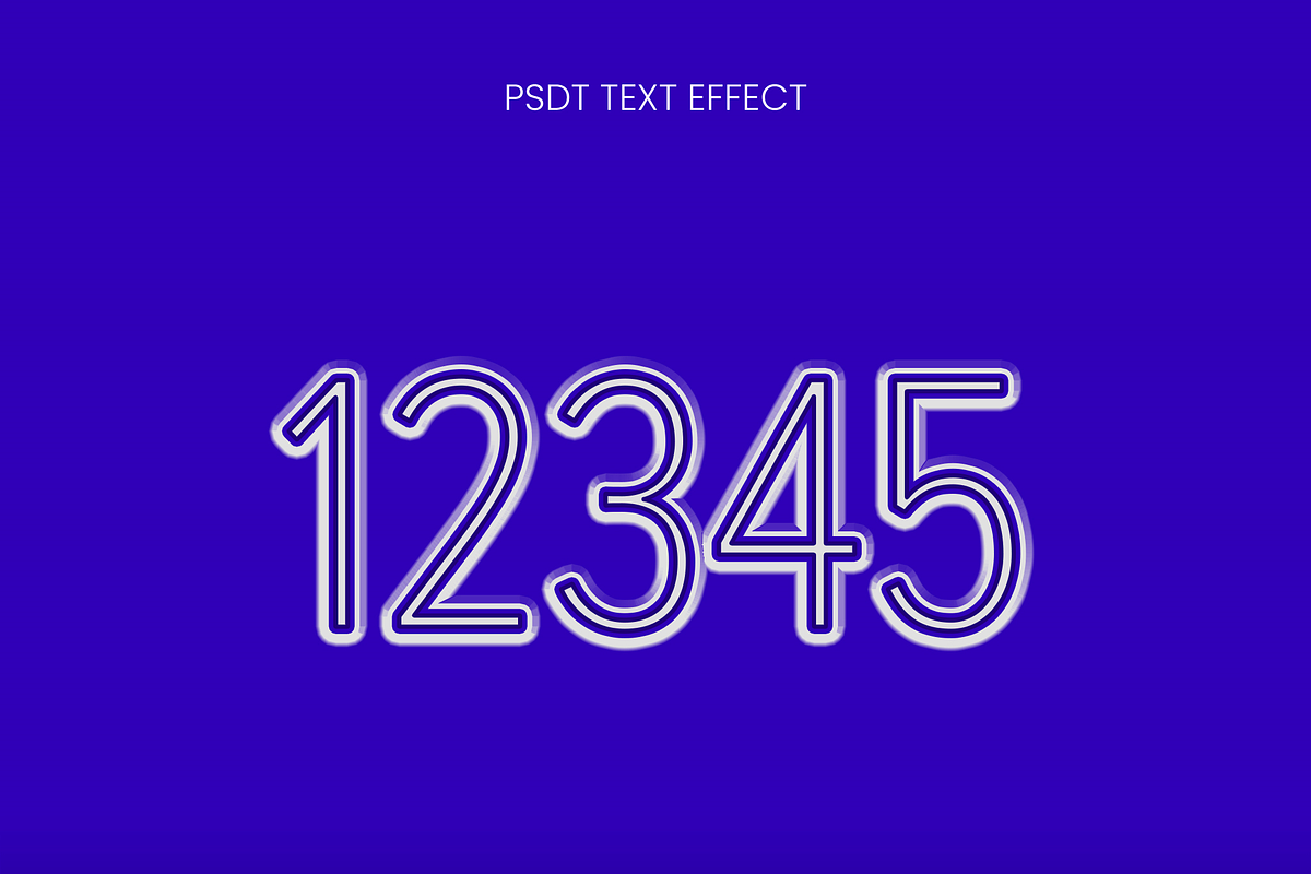 Double Line 3D Text Effect preview 2