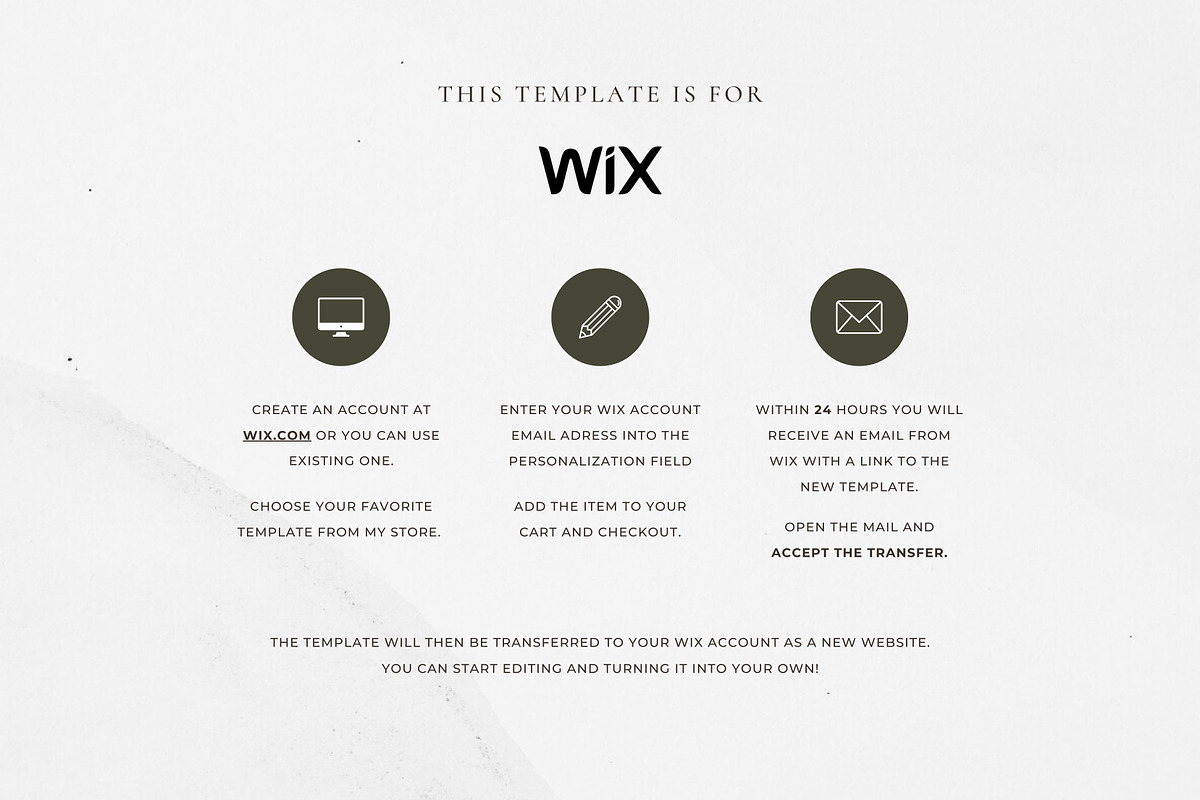 Wix Website Template - Ecommerce, a Wix Template by Nes Design Co (Photo 8 of 9)