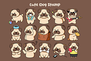Dog Cartoon Procreate Stamp, a Brush Add-On by Pixel Picasso Studio (Thumbnail 2 of 11)