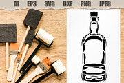 Stencils Bottles of alcohol, a Food Illustration by MARYCRAFTIRIA (Thumbnail 3 of 4)