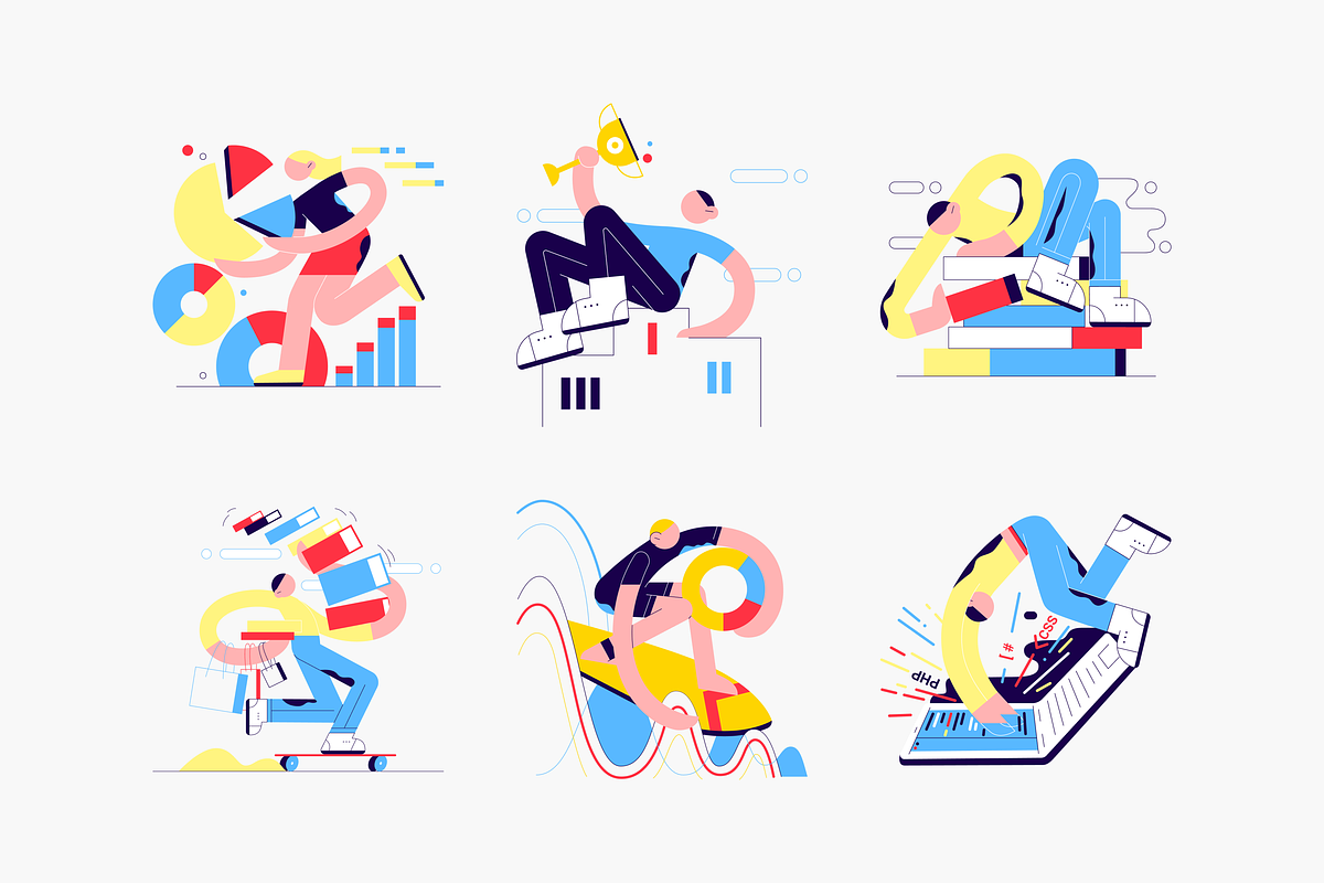 Huumph! Illustration Kit, a Templates & Theme by ls-illustrations (Photo 4 of 7)