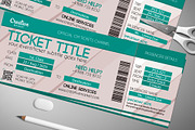 Business Ticket Template 021, a Templates & Theme by Tzochko (Thumbnail 2 of 5)