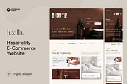 Hospitality E-Commerce Website UI, a Websites & App Template by peterdraw (Thumbnail 1 of 7)