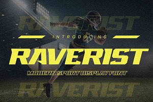 RAVERIST - Modern Sport Display Font