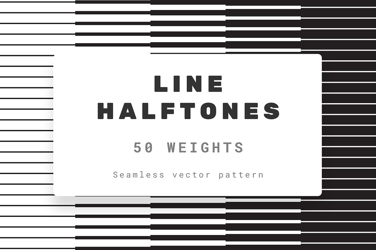 Line Halftones, a Pattern Graphic by Bold Stork (Photo 1 of 5)