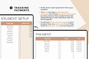 Tutoring Organizer & Lesson Planner