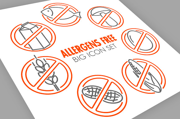 Allergens Icon Collection