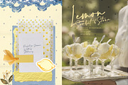 Lemon Sorbet - Amalfi digital papers, an Object Graphic by 60secondsArt (Thumbnail 10 of 13)
