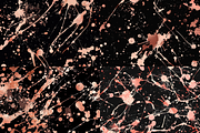 Rose Gold Paint Splatter Patterns, a Pattern Graphic by PrintablesByFranklyn (Thumbnail 3 of 6)