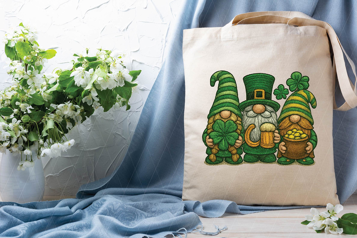 St. Patrick's Day gnomies png, an Illustration by DreamPrint404 (Photo 6 of 7)