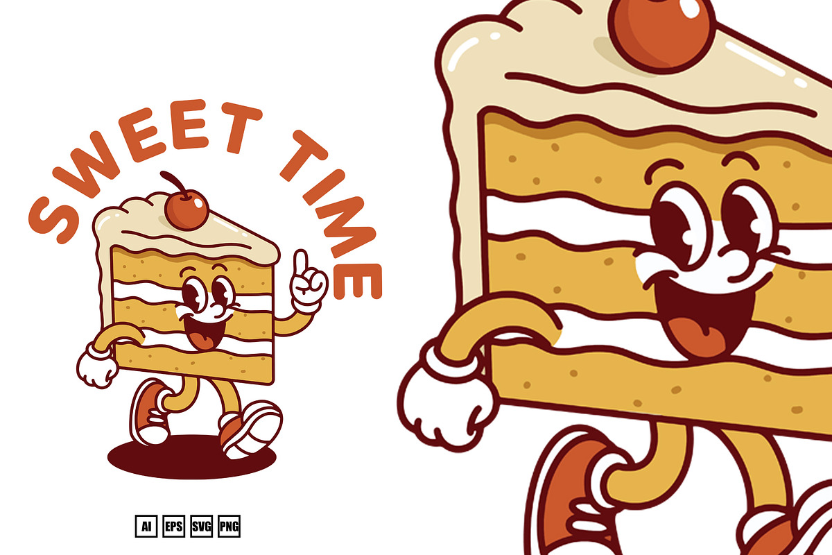 Illustration Sweet Time Mascot, a Food Illustration by kalehstudio (Photo 1 of 3)