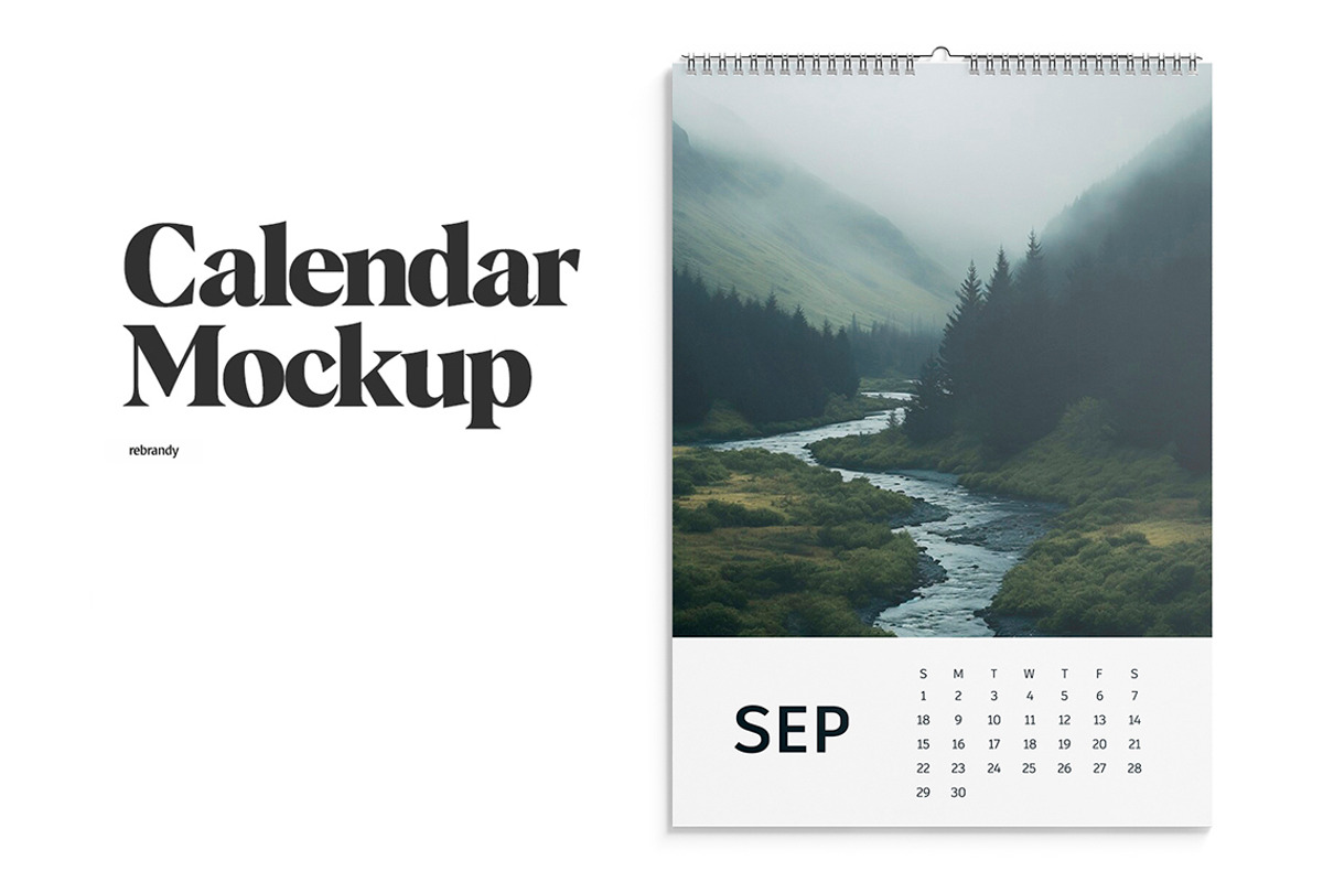 Calendar Mockup, a Graphic by rebrandy (Photo 1 of 8)