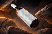 Wine Bottle Mockup, a Packaging Mockup by Country4k (Thumbnail 2 of 3)