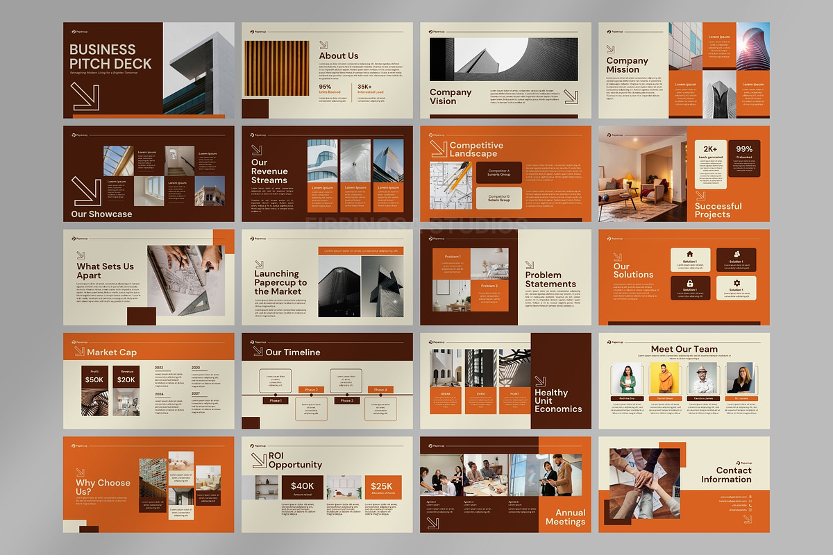 Business Pitch Deck - Power Point preview 2