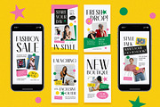 Fashion Sale Instagram Pack, a Social Media Template by Aiyari Graphic (Thumbnail 2 of 3)