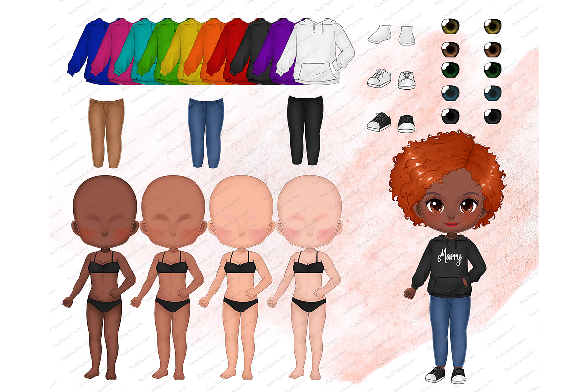 African American couple Clipart  PNG, a Person Illustration by Podcliparts (Photo 3 of 7)