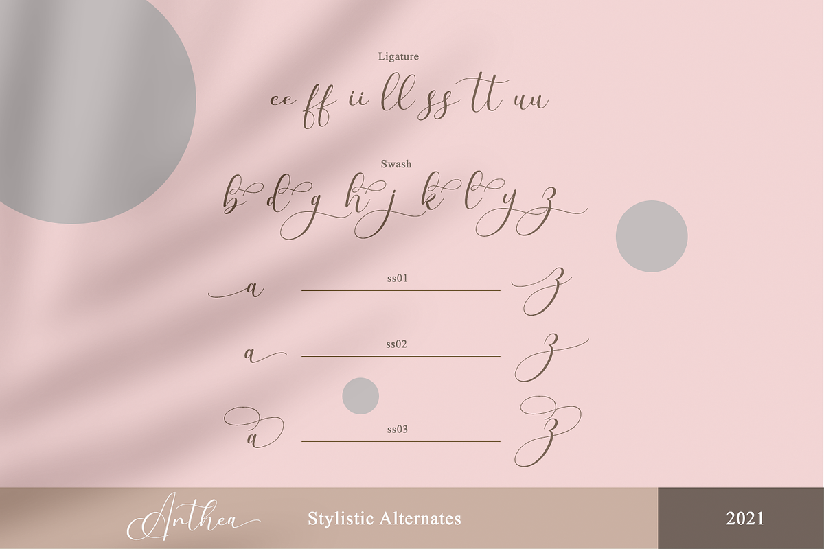 Anthea // Elegant Font, a Script Font by GDcreative (Photo 9 of 10)